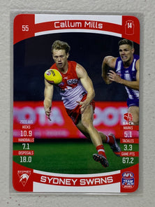 #55 Callum Mills - Sydney Swans - AFL Common - 2021 AFL Team Coach