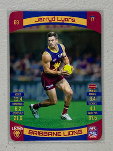 #69 Jarryd Lyons - Brisbane Lions - AFL Common - 2021 AFL Team Coach