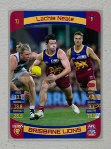 #71 Lachie Neale - Brisbane Lions - AFL Common - 2021 AFL Team Coach