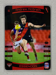 #81 Andrew McGrath - Essendon Bombers - AFL Common - 2021 AFL Team Coach