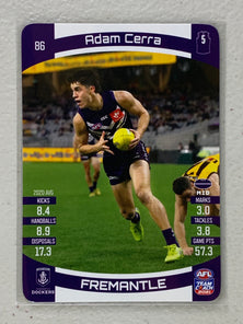 #86 Adam Cerra - Fremantle Dockers - AFL Common - 2021 AFL Team Coach