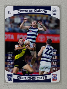 #91 Cameron Guthrie - Geelong Cats - AFL Common - 2021 AFL Team Coach