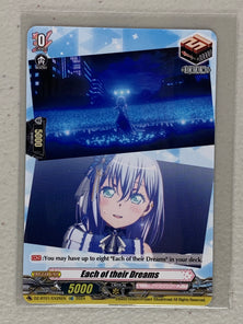 Each of their Dreams (EXC) DZ-BT01/EX26EN - Cardfight Vanguard Fated Clash