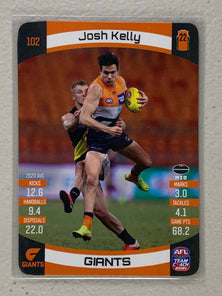 #102 Josh Kelly - GWS Giants - AFL Common - 2021 AFL Team Coach