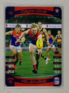 #110 Clayton Oliver - Melbourne Demons - AFL Common - 2021 AFL Team Coach