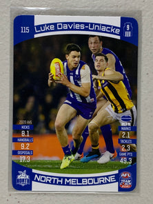 #115 Luke Davies-Uniacke - North Melbourne Kangaroos - AFL Common - 2021 AFL Team Coach