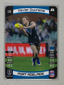 #119 Xavier Duursma - Port Adelaide Power - AFL Common - 2021 AFL Team Coach