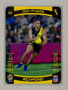 #126 Dion Prestia - Richmond Tigers - AFL Common - 2021 AFL Team Coach