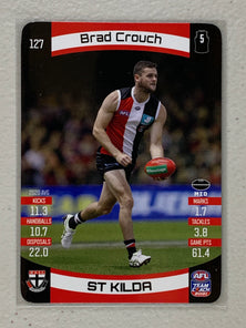 #127 Brad Crouch - St Kilda Saints - AFL Common - 2021 AFL Team Coach