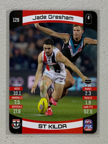 #128 Jade Gresham - St Kilda Saints - AFL Common - 2021 AFL Team Coach