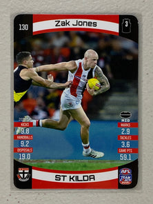 #130 Zak Jones - St Kilda Saints - AFL Common - 2021 AFL Team Coach
