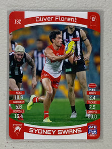 #132 Oliver Florent - Sydney Swans - AFL Common - 2021 AFL Team Coach