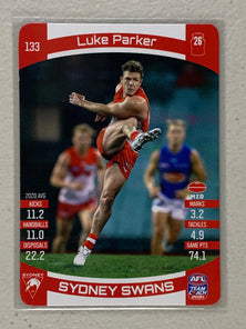 #133 Luke Parker - Sydney Swans - AFL Common - 2021 AFL Team Coach
