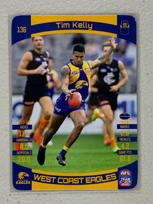 #136 Tim Kelly - West Coast Eagles - AFL Common - 2021 AFL Team Coach