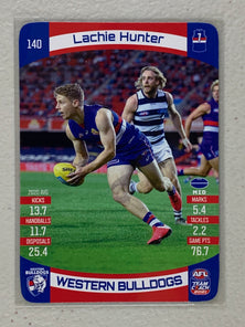 #140 Lachie Hunter - Western Bulldogs - AFL Common - 2021 AFL Team Coach