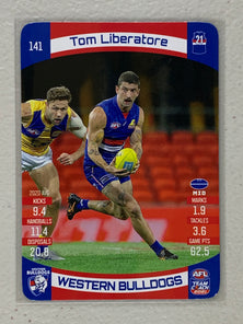 #141 Tom Liberatore - Western Bulldogs - AFL Common - 2021 AFL Team Coach