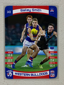 #143 Bailey Smith - Western Bulldogs - AFL Common - 2021 AFL Team Coach