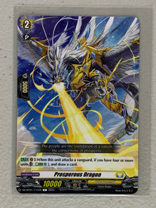 Prosperous Dragon DZ-BT01/111EN - Cardfight Vanguard Fated Clash