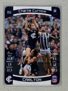 #153 Charlie Curnow - Carlton Blues - AFL Common - 2021 AFL Team Coach
