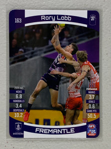 #163 Rory Lobb - Fremantle Dockers - AFL Common - 2021 AFL Team Coach