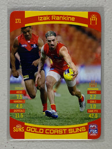 #171 Izak Rankine - Gold Coast Suns - AFL Common - 2021 AFL Team Coach