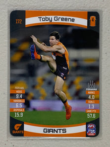 #172 Toby Greene - GWS Giants - AFL Common - 2021 AFL Team Coach