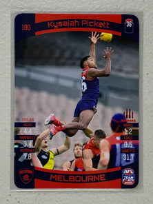 #180 Kysaiah Pickett - Melbourne Demons - AFL Common - 2021 AFL Team Coach