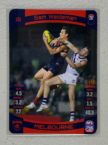 #181 Sam Weideman - Melbourne Demons - AFL Common - 2021 AFL Team Coach