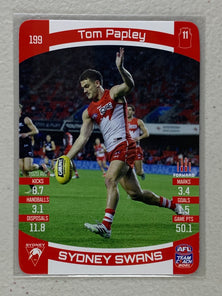 #199 Tom Papley - Sydney Swans - AFL Common - 2021 AFL Team Coach