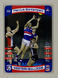 #204 Marcus Bontempelli - Western Bulldogs - AFL Common - 2021 AFL Team Coach