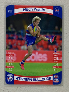 #207 Mitch Wallis - Western Bulldogs - AFL Common - 2021 AFL Team Coach