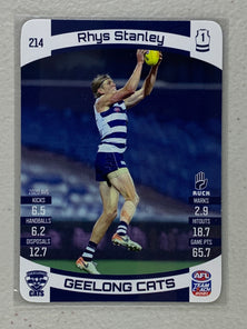 #214 Rhys Stanley - Geelong Cats - AFL Common - 2021 AFL Team Coach