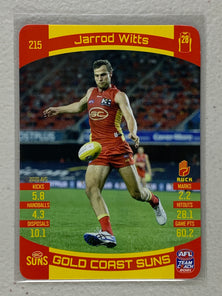#215 Jarrod Witts - Gold Coast Suns - AFL Common - 2021 AFL Team Coach