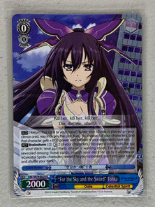 "For the Sky and the Sword" Tohka - DAL/W79-E079 R - Weiss Schwarz Date A Live