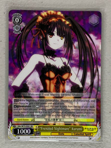 "Frenzied Nightmare" Kurumi - DAL/W79-E001 RR - Weiss Schwarz Date A Live