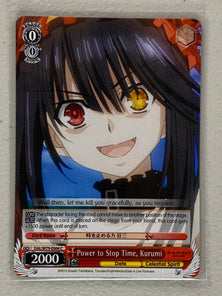 Power to Stop Time, Kurumi - DAL/W79-E064 C - Weiss Schwarz Date A Live