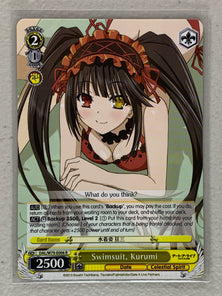 Swimsuit, Kurumi - DAL/W79-E006 R - Weiss Schwarz Date A Live