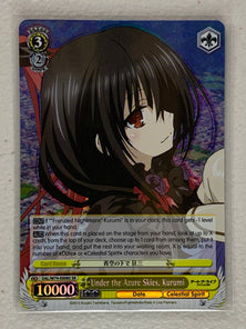 Under the Azure Skies, Kurumi - DAL/W79-E008S SR - Weiss Schwarz Date A Live