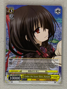 Under the Azure Skies, Kurumi - DAL/W79-E008 R - Weiss Schwarz Date A Live