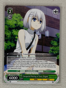 Unexpected Meeting in Town, Origami - DAL/W79-E037 U - Weiss Schwarz Date A Live