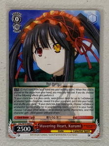 Wavering Heart, Kurumi - DAL/W79-E065 C - Weiss Schwarz Date A Live