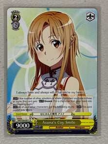 Asuna's Coy Smile - SAO/S26-E011 U - Weiss Schwarz Sword Art Online Vol.2