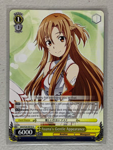 Asuna's Gentle Appearance - SAO/S26-E010 U - Weiss Schwarz Sword Art Online Vol.2