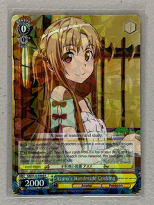 Asuna's Handmade Cooking - SAO/S26-E004 R - Weiss Schwarz Sword Art Online Vol.2