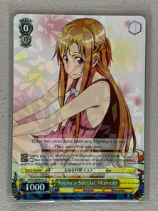 Asuna's Special Moment - SAO/S26-E003 R - Weiss Schwarz Sword Art Online Vol.2