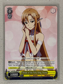 Bride of the Fairy King, Asuna - SAO/S26-E007 U - Weiss Schwarz Sword Art Online Vol.2