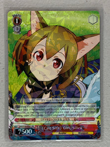 Cait Sith Girl, Silica - SAO/S26-E041 RR - Weiss Schwarz Sword Art Online Vol.2