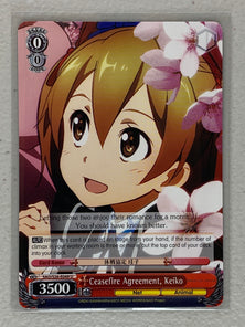 Ceasefire Agreement, Keiko - SAO/S26-E049 U - Weiss Schwarz Sword Art Online Vol.2