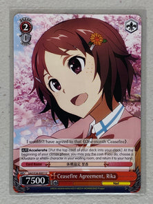 Ceasefire Agreement, Rika - SAO/S26-E051 U - Weiss Schwarz Sword Art Online Vol.2