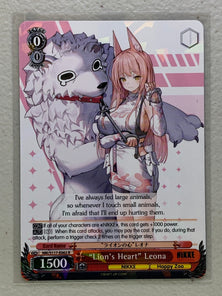 "Lion's Heart" Leona - NIK/S117-E062 R - Weiss Schwarz Goddess of Victory: NIKKE Singles